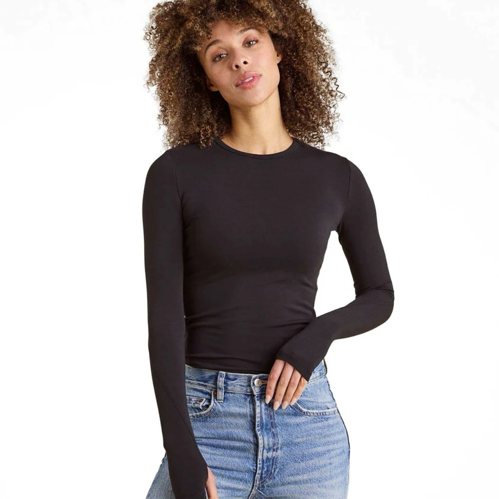 Nuuds SwiftStretch Black Long Sleeve Shirt